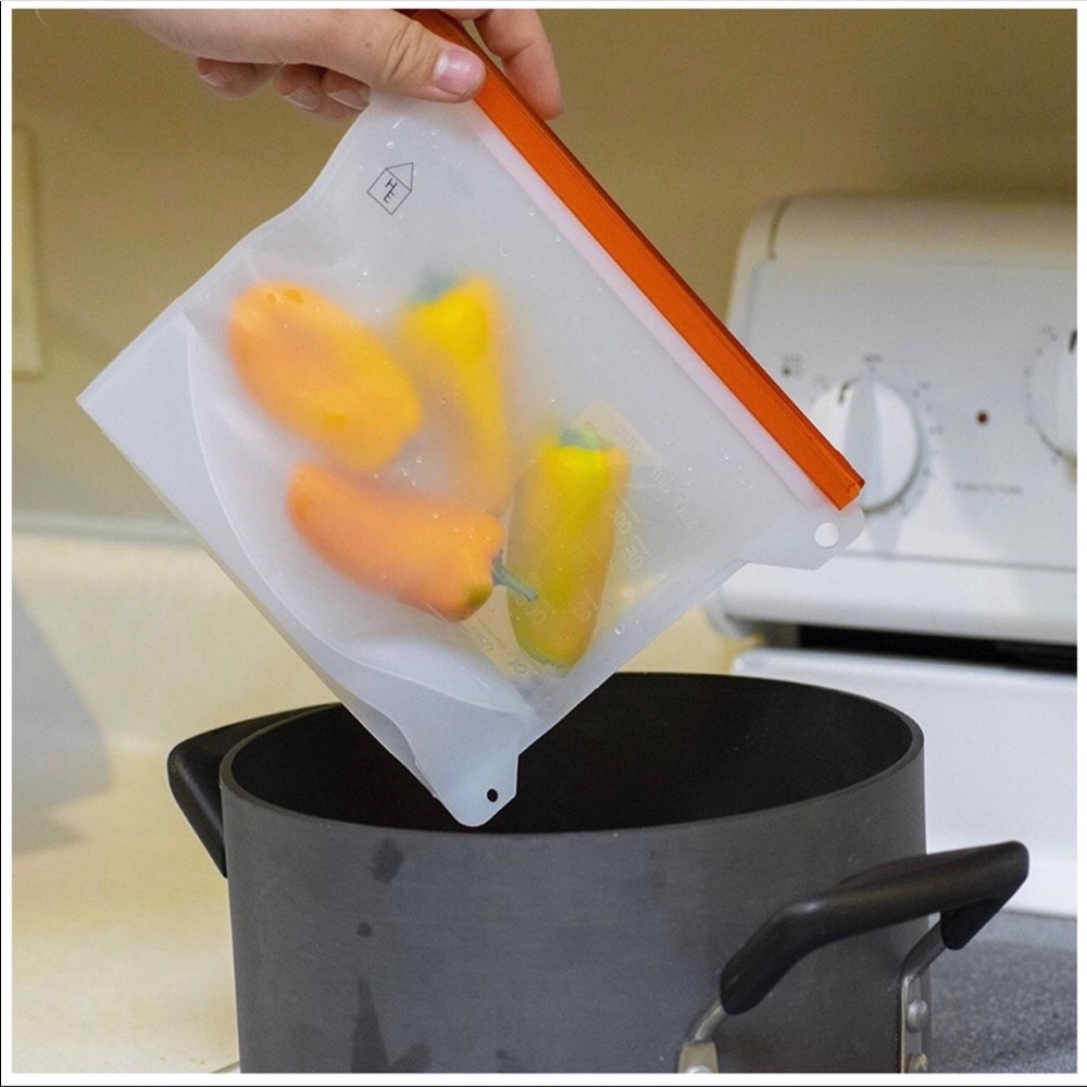 Reusable silicone food storage bags - Picture 4 of 6